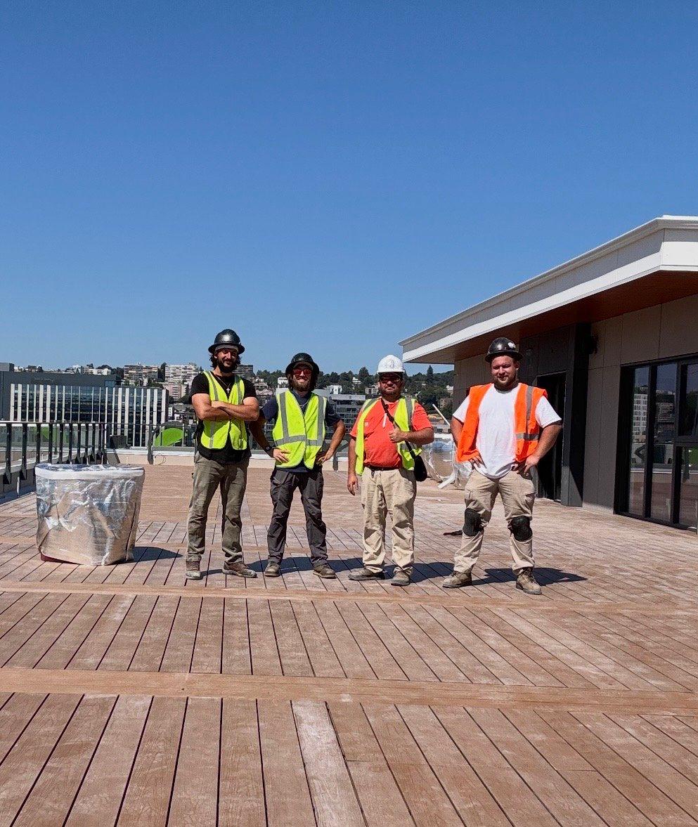 RenoRex crew on a Seattle project site