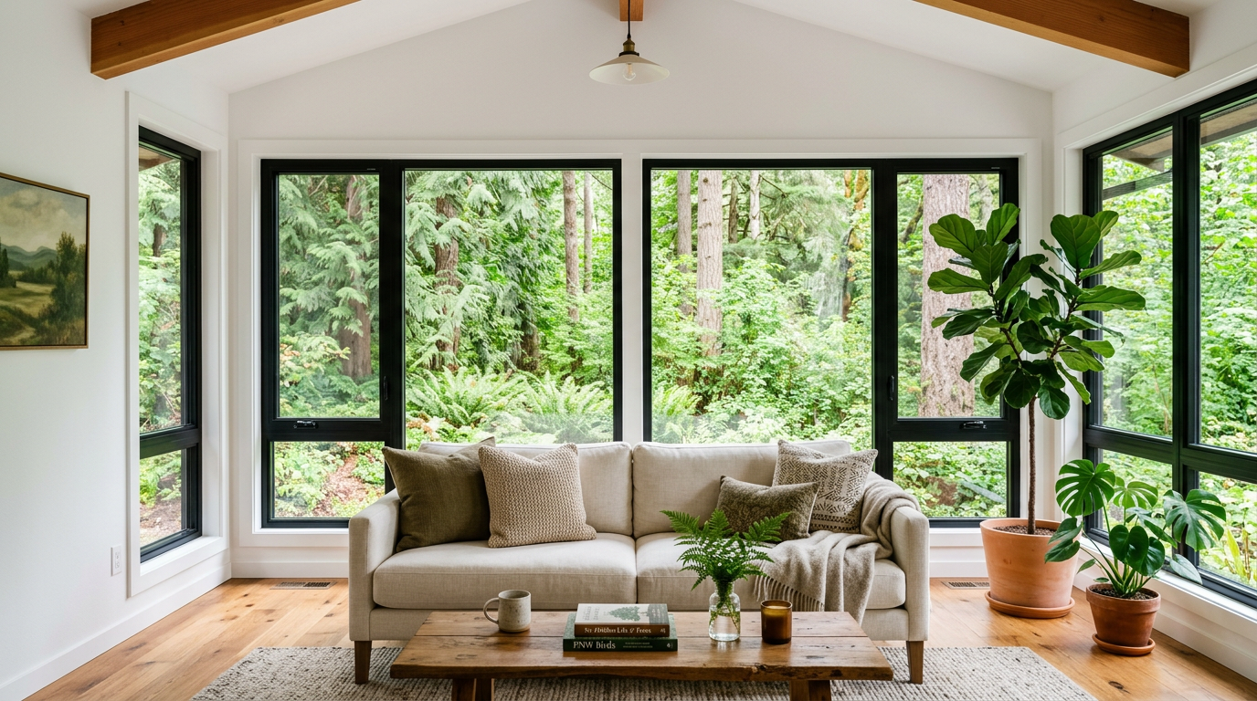 New energy-efficient windows in Seattle home